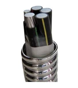 YJHLV 8交联聚乙烯绝缘铝合金带连锁铠装铝合金电力电缆