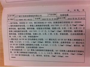 生产许可证明细